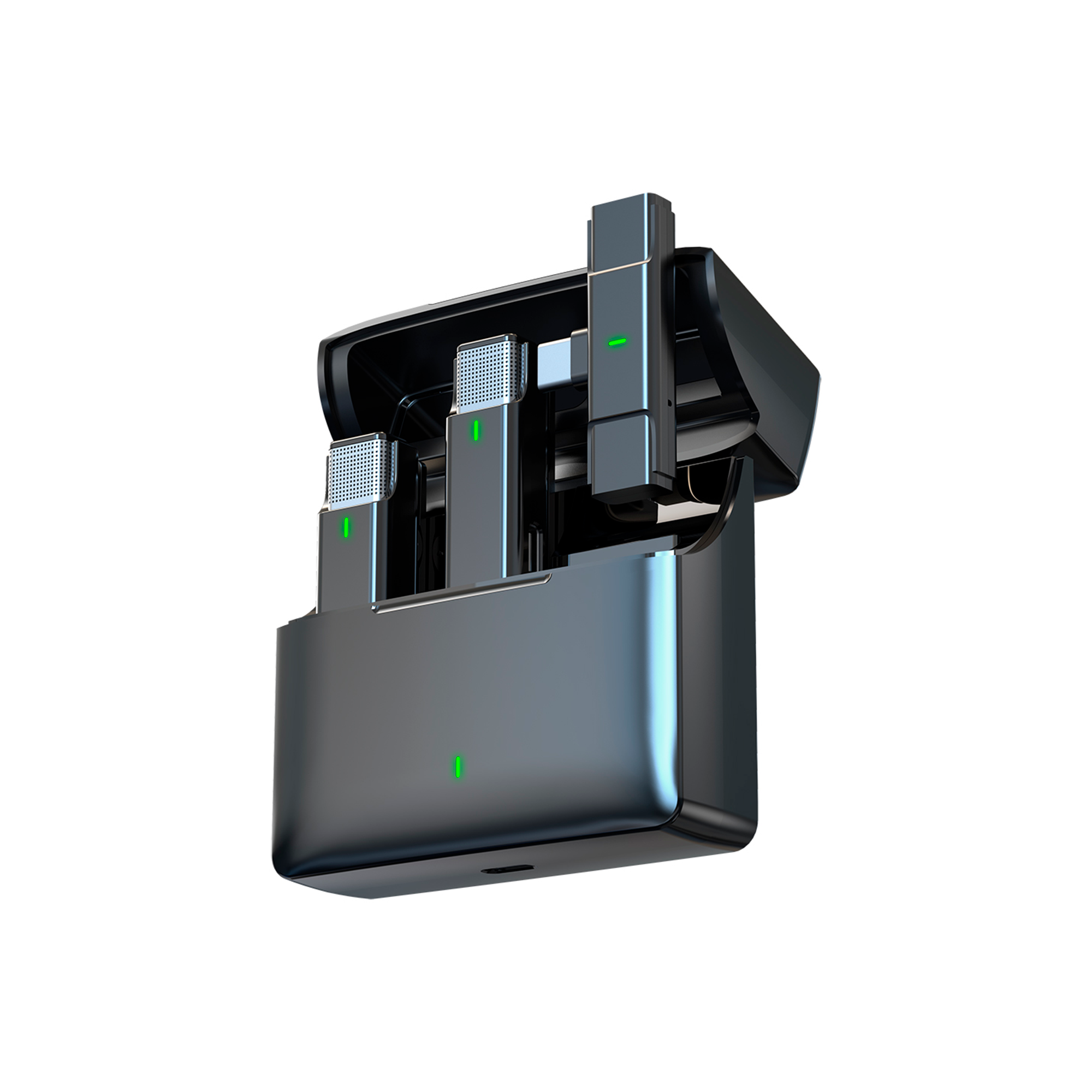 Micrófono Inalámbrico Doble + Usb C